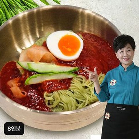 김선영의 새싹보리 비빔냉면 8인분(면 8팩+비빔소스 8팩)