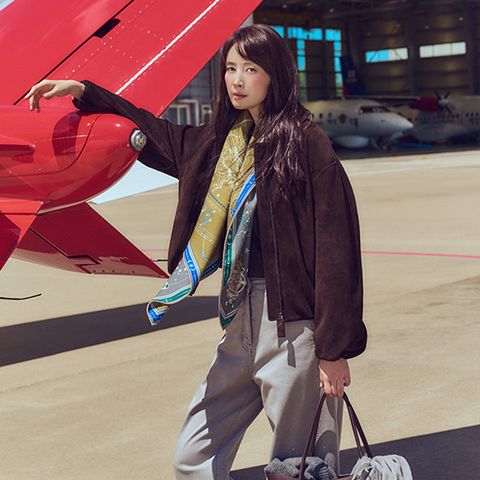 [온플] 26FW 고트스웨이드 투웨이 셔링 블루종