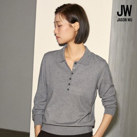 제이슨우 26FW Brooklyn 캐시미어 딥 V넥 폴로 니트 3종