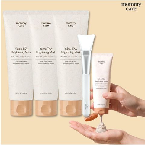 [NH카드5%할인][마미케어] 율무 TXA 브라이트닝 마스크 세트 (본품 120g*3개+스파츌라1개)