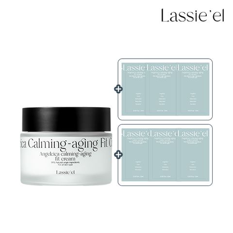 신선초 진정에이징 핏 크림50ML+신선초 세럼,크림 샤쉐 3개