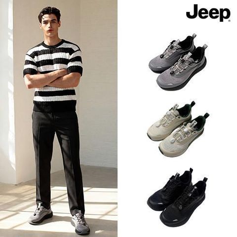■JEEP 남성 뉴 플로우 스니커즈