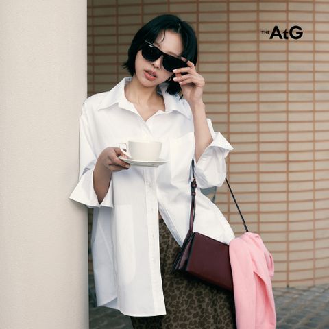 [최초가69,900원]26SS 루즈핏 롱 코튼셔츠