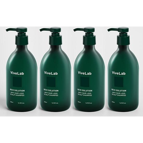 4주 솔루션 초록 탈모 샴푸 500ml 4 SET