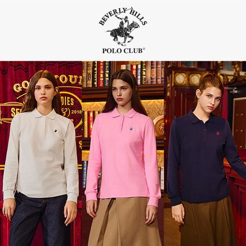 ■비버리힐스폴로클럽 26FW 여성 긴팔 카라티셔츠 3종
