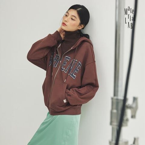 머티리얼랩 26FW 세렌느 스웻 후드자켓