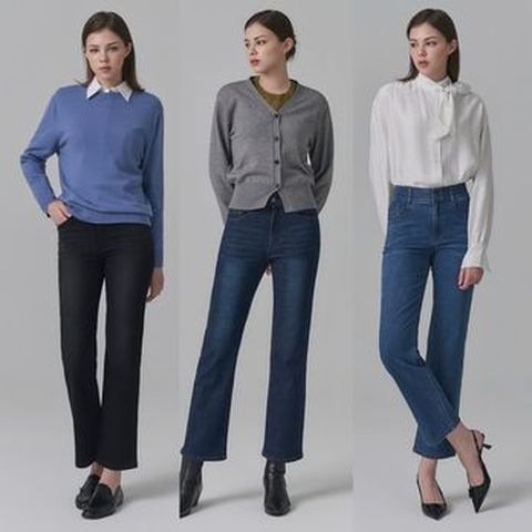 뱅뱅 26FW 여성 라이크라 데님팬츠 3종