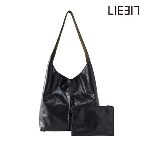 [LIE317] 라이317 26FW 리버서블 램스킨 시티백 + 파우치