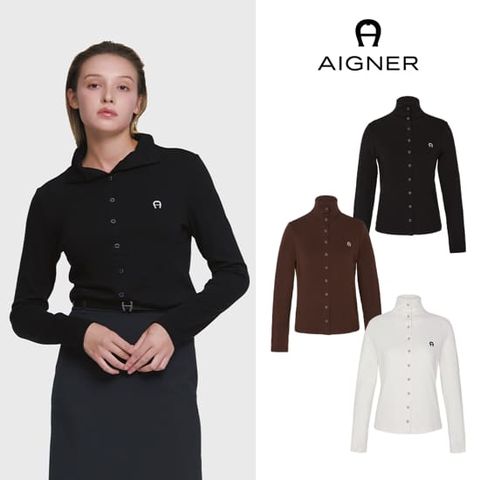아이그너 26FW 버튼 탑 티셔츠