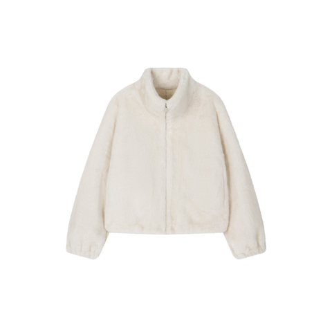 ◎26FW Faux 밍크 하프 자켓
