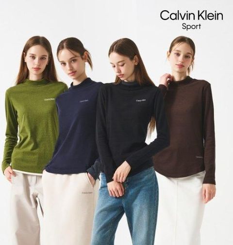 캘빈클라인스포츠 26FW 최신상 여성 데일리 모크넥 4종