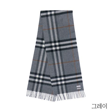 버버리 체크 캐시미어 머플러
