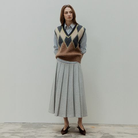 26FW 다프네 플리츠 스커트