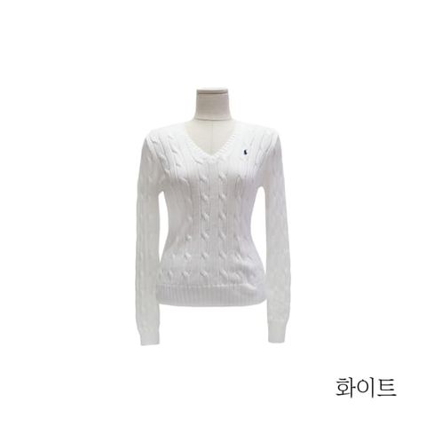 폴로랄프로렌 브이넥 니트(211891641)