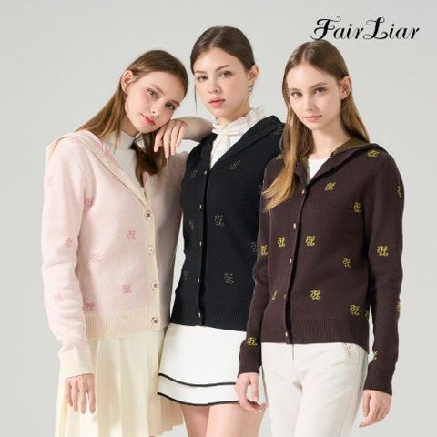 [FAIR LIAR] 페어라이어 26FW 후드 니트 가디건 1종