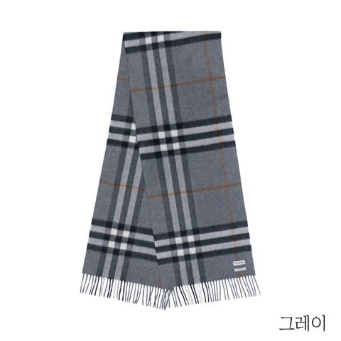 버버리 체크 캐시미어 머플러