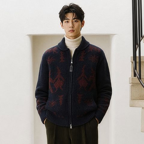 26F/W 남성 코위찬 니트 점퍼 1종