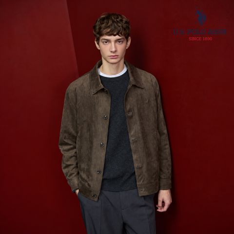 [앱10%][U.S POLO ASSN.] 26FW 뉴욕 FAUX스웨이드 자켓 1종 남성