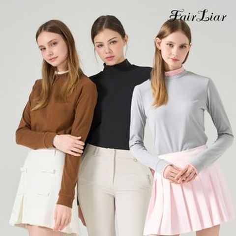 페어라이어 26FW 모크넥 티셔츠 3종