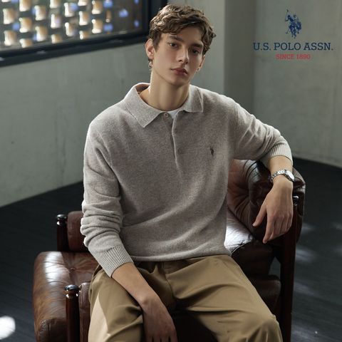 [미리주문 10%][U.S POLO ASSN.] 26FW 파인터치 울 100 카라니트 2종 남성