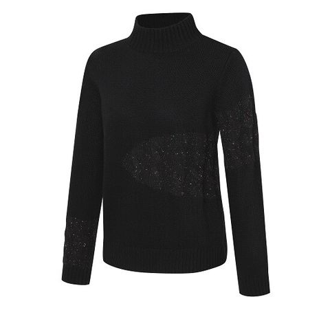 ○칼마크존 26FW 여성 헤리티지 아란 모크넥 니트 1종