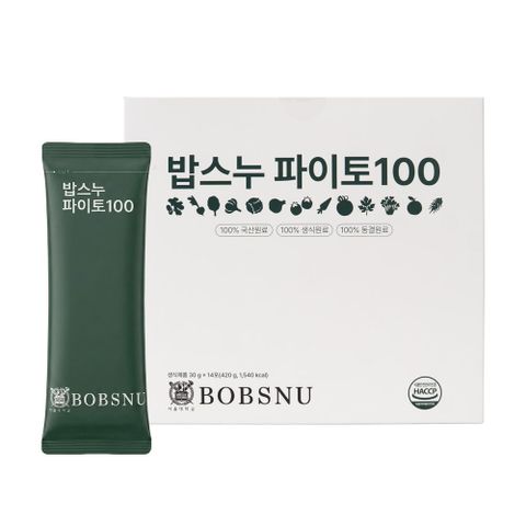  밥스누 파이토100 생식 4박스(56포) 