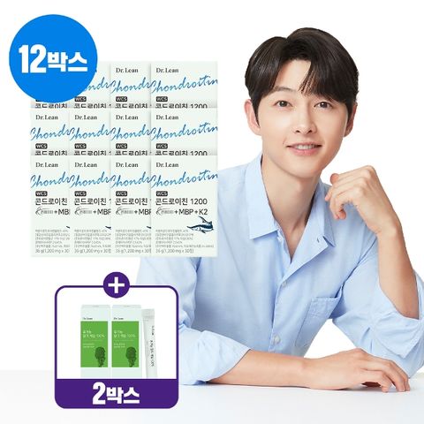 [50％세일] 닥터린 콘드로이친 1200 콘레이티+MBP+k2 12박스(12개월)+컬리케일 2박스