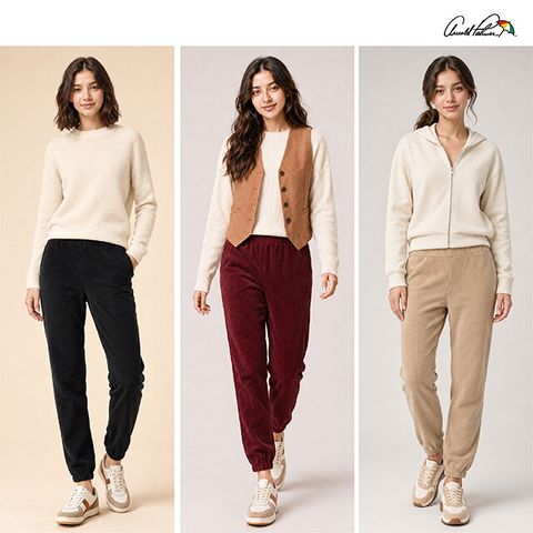 아놀드파마 26FW 여성 코듀로이 조거팬츠 3종