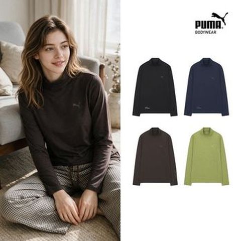 푸마 여성 웜셀 모크넥 티셔츠 4종