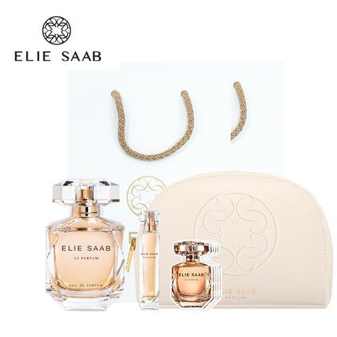 [엘리사브] [이혜진 기프트 패키지] 엘리사브 르 퍼퓸 50ml + 엘리사브 르 퍼퓸 10ml + 르 퍼퓸 쿠튀르 라지 파우치 1개 + 시향지 5매+ 쇼핑백 1개