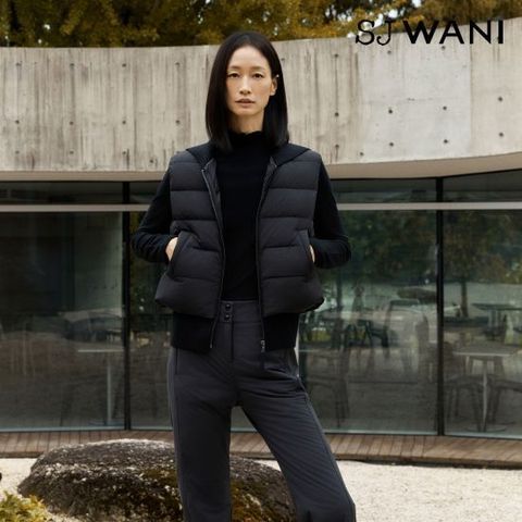 SJ와니 26FW 웻 브러시드 파우더 니팅 티셔츠 1종
