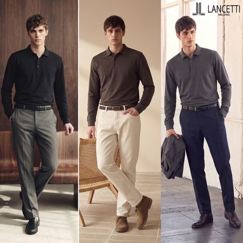 26 FW  란체티 남성 긴팔 카라티셔츠 3종