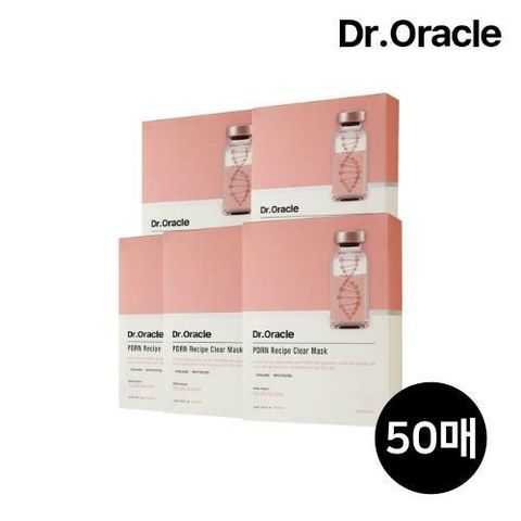 [삼성카드5%할인](탄력 관리) 닥터오라클 PDRN 마스크팩 10매 x 5박스 (50팩)
