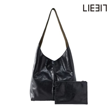 [LIE317] 라이317 26FW 리버서블 램스킨 시티백 + 파우치