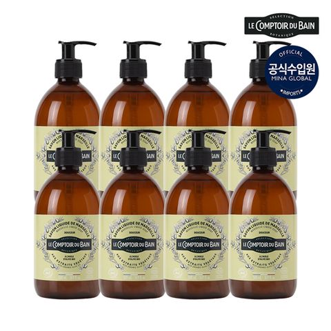 프랑스 직수입 리퀴드 마르세유솝 올인원 클렌저 패키지 두쎄르(500ml 8병)