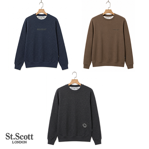 [St.Scott] 세인트 26FW 피그먼트 아트웍 스웨트 셔츠 3종 (남)