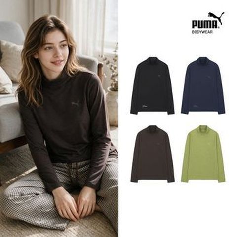 푸마 여성 웜셀 모크넥 티셔츠 4종