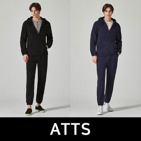 [엣츠] ATTS 남성 플리스 코지 셋업 2종 세트