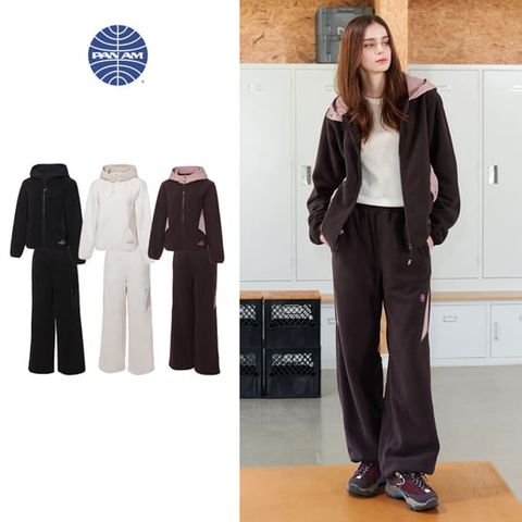 [정상가 89000원]26FW 팬암 여성 플리스 셋업