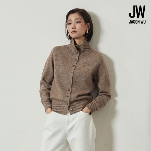 제이슨우 26FW Irene 캐시미어 윈터 하이넥 가디건 3종