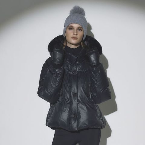 ◎ 에스카다스포츠 26FW 여성 샤틴 글로우 후디드 다운 1종