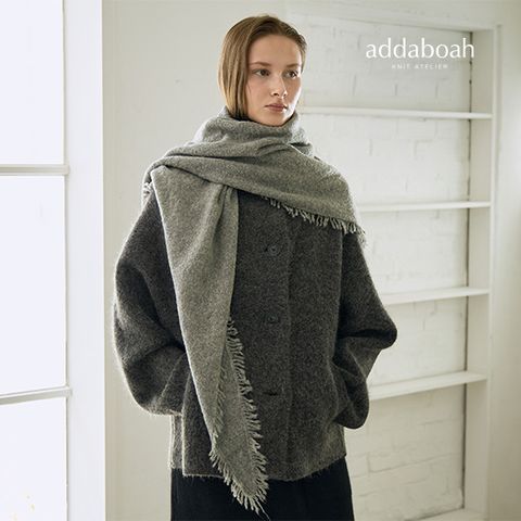 [온플] 26FW 야크 울 블렌디드 부클 머플러