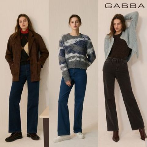 [GABBA] 가바 기모 데님팬츠 3종 (여성)