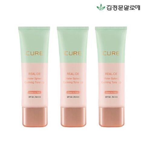 [김정문알로에] 큐어 알로에 톤업 크림 기본패키지