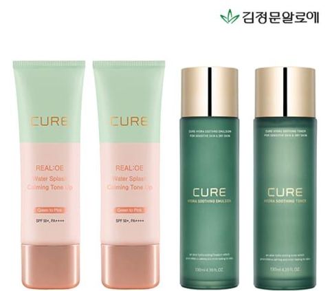 [김정문알로에] 큐어 알로에 톤업 크림 기본구성ⓢ