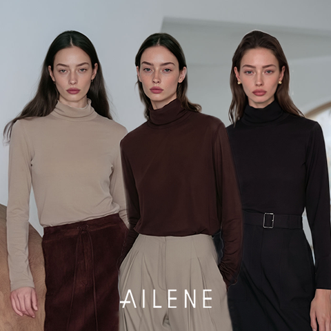 [엘렌느] 26FW 쉬폰 레이어 기모 티블라우스 3종