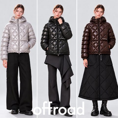 오프로드 26FW 여성용 컴팩트 테크 경량 패딩 1종