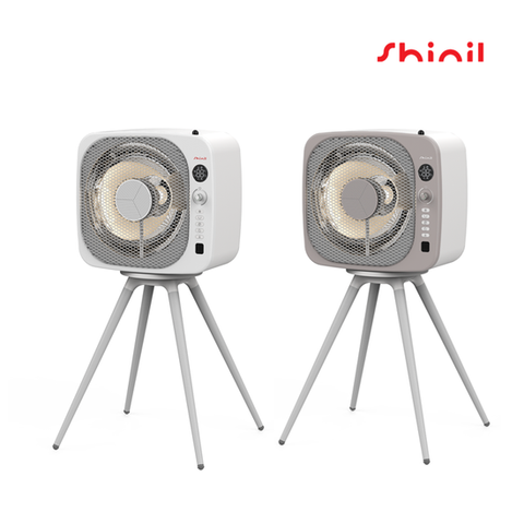 2026 신일 에코팬 큐브히터 2대 퓨어화이트(SEH-H800V)+샌드(SEH-H800BE)