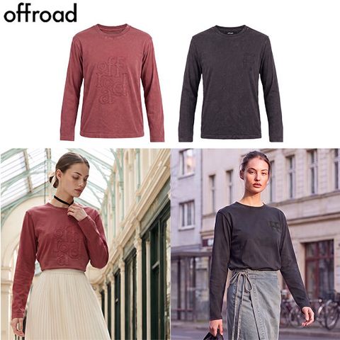 오프로드 26FW 여성용 어센틱 아플리케 티셔츠 2종