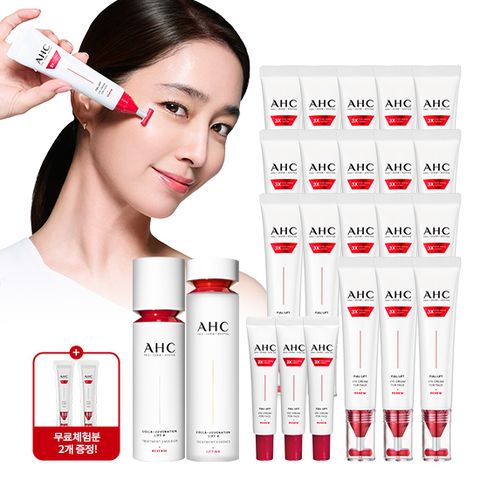 [프로샷리프팅풀패키지] 최신상 아이크림 40ml*18통+12ml*3통+체험분1ml*2매+프로샷에센스130ml+프로샷에멀젼100ml